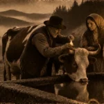 Illustration des traditions de protection du bétail contre les sorciers, aux Fourgs (Doubs)