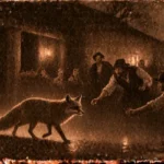 Illustration des légendes des sorciers de la Montagne bourbonnaise, à Arfeuilles (Allier)