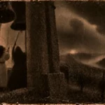 Illustration de la légende des sorciers de Mesland qui chassaient l'orage (Loir-et-Cher)